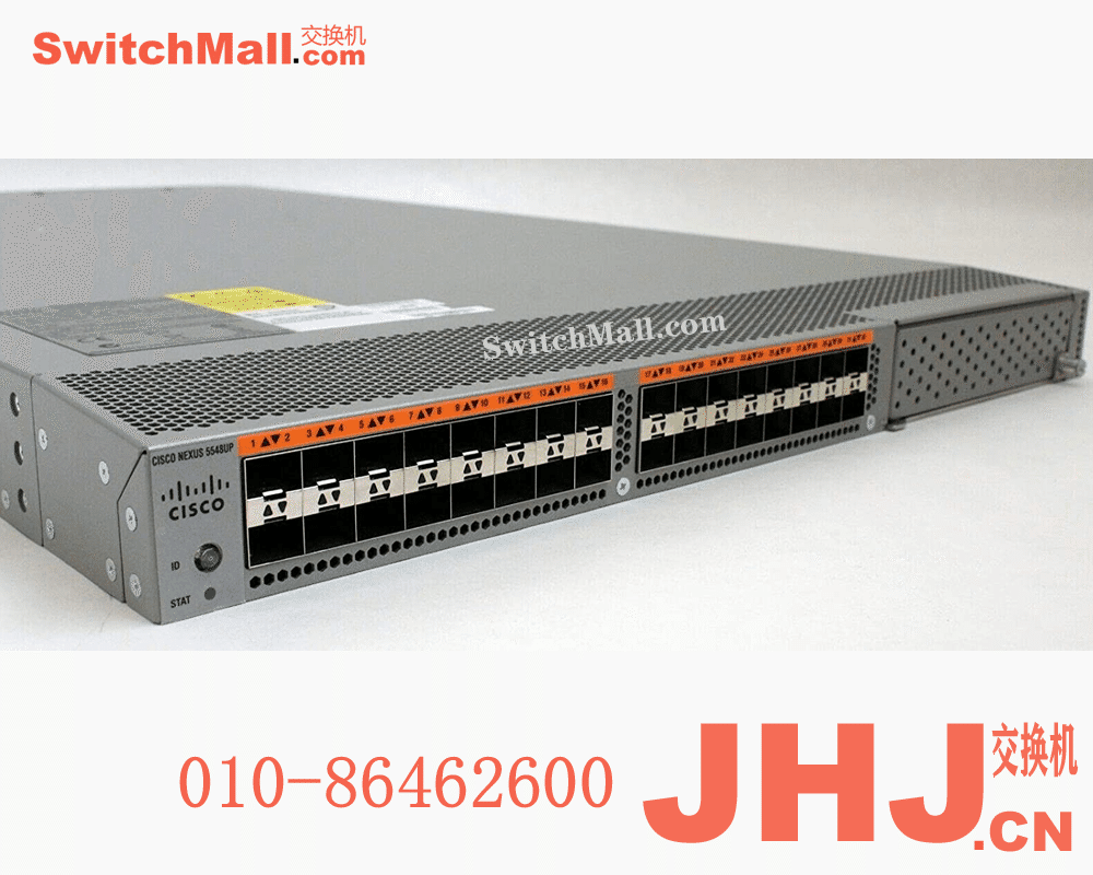 N5K-C5548P-FA  Chassis includes 32 fixed ports, Front-to-Back Airflow, 2 750W AC Power Supplies, Fan Trays, 1 Expansion Slot
