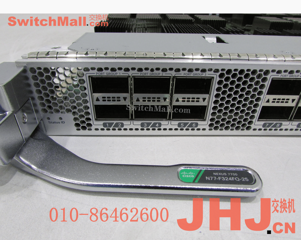 Cisco  N77-F324FQ-25=|思科24个40G端口交换机| N77-F324FQ-25 |思科数据中心交换机|Nexus 7700 F3-Series 24-Port 40G Ethernet Module (req. QSFP+ modules)