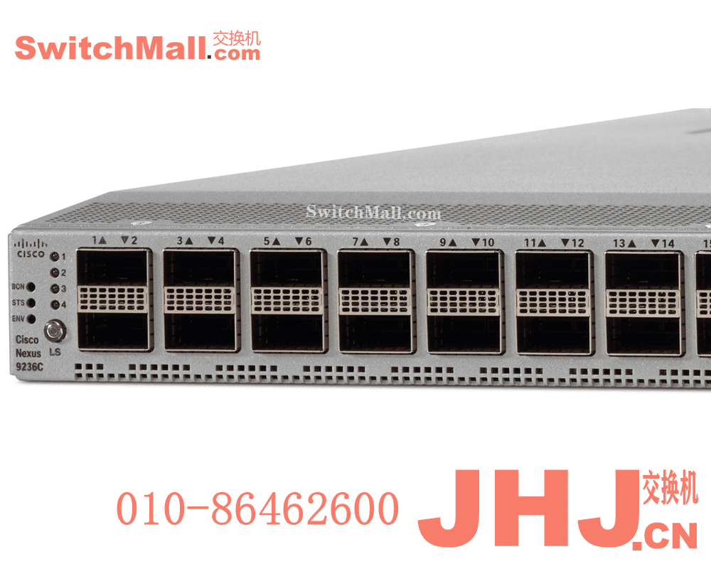 N9K-C9236C |思科Nexus 9200系列36个 40G 100G QSFP28端口 | Cisco N9K-C9236C |思科数据中心交换机-低延时交换机|  Nexus 9200 with 36p 40G 100G QSFP28