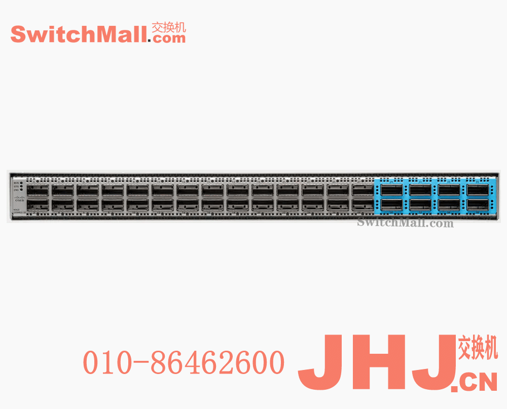 N9K-C93600CD-GX | 思科Nexus 9300系列脊交换机28个 100/40G QSFP28端口 , 8个 400/100G QSFP-DD端口   | Cisco N9K-C93600CD-GX  |思科数据中心-低时延交换机| Nexus 93600CD Spine and Leaf switch with 28p 100/40G QSFP28 and 8p 400/100G QSFP-DD