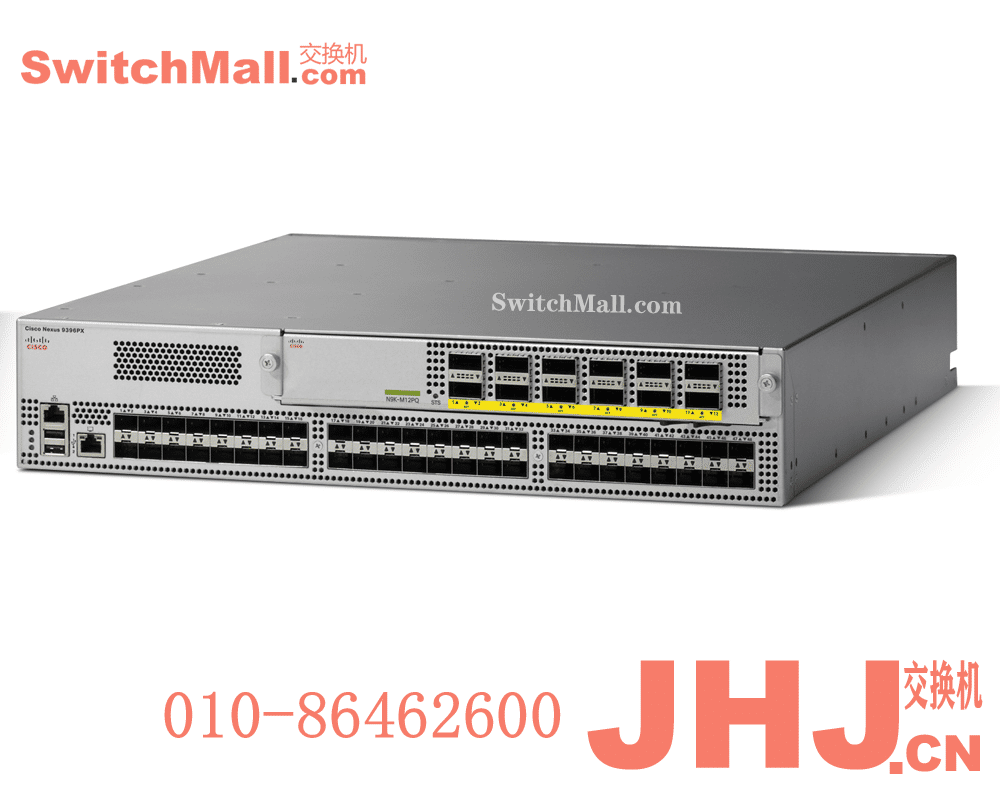 N9K-C9396PX | 思科数据中心Nexus 9300系列交换机 | Cisco  N9K-C9396PX | 48个万兆SFP+光口,12个40G QSFP端口 | Nexus 9300 with 48p 1/10G SFP+ and 12p 40G QSFP