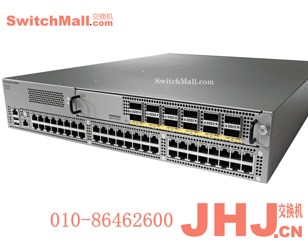 N9K-C9396TX | 思科数据中心Nexus 9300系列交换机 | Cisco N9K-C9396TX | 48个万兆电口,8个40G QSFP| Nexus 9300 with 48p 100M/1/10G-T and 8p 40G QSFP
