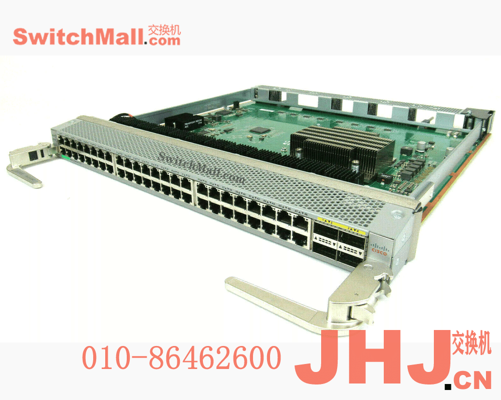 N9K-X9464TX2=|思科Nexus 48口万兆电口线卡,4p QSFP | Cisco N9K-X9464TX2 |Cisco Nexus 9500 48p 1/10G BaseT plus 4p QSFP line card (Spare)