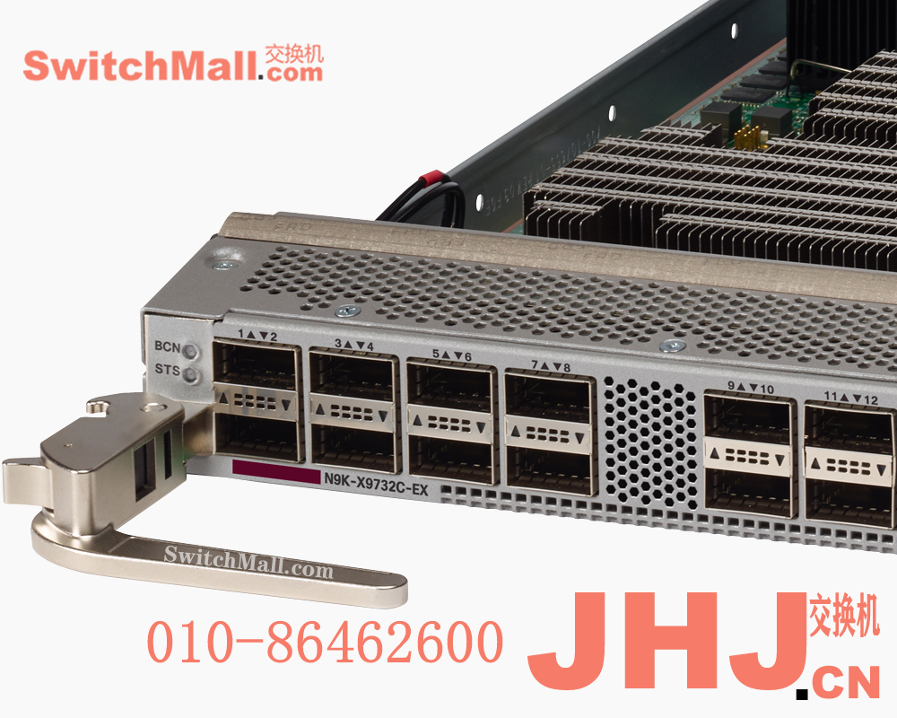 N9K-X9732C-EX=|思科Nexus 9500系列线卡业务板卡云级,32个100G QSFP端口 |Cisco N9K-X9732C-EX |Cisco Nexus 9500 32p 100G QSFP cloud-scale line card