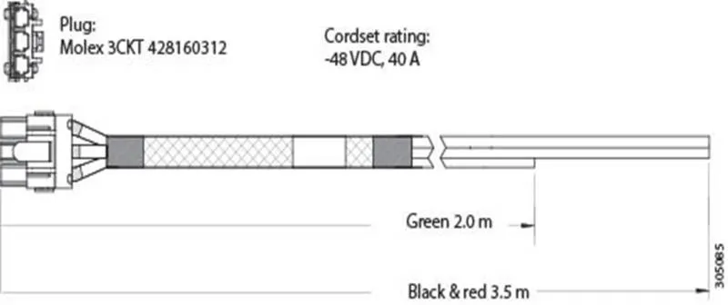 CAB-48DC-40A-8AWG