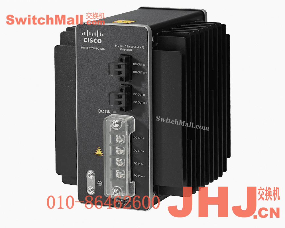 PWR-IE170W-PC-AC=  |思科IE 1000系列工业交换机 导轨电源|  Cisco PWR-IE170W-PC-AC | 170W AC to DC power supply