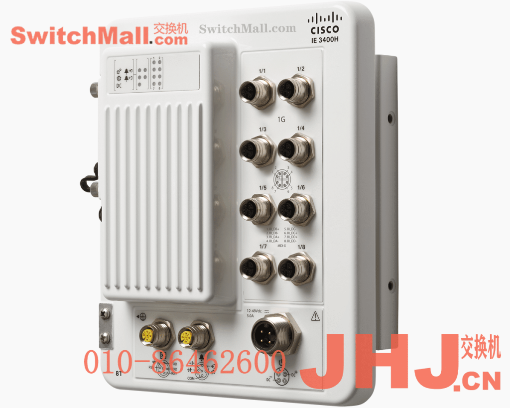 IE-3400H-8T-E= | 思科IE3400H系列IP63-rated防护等级工业交换机 | Cisco IE-3400H-8T-E  | Catalyst IE3400 Heavy Duty 带 8 个 GE M12 接口 | Catalyst IE3400 Heavy Duty w/ 8 GE M12 interfaces, IP67, Network Essentials