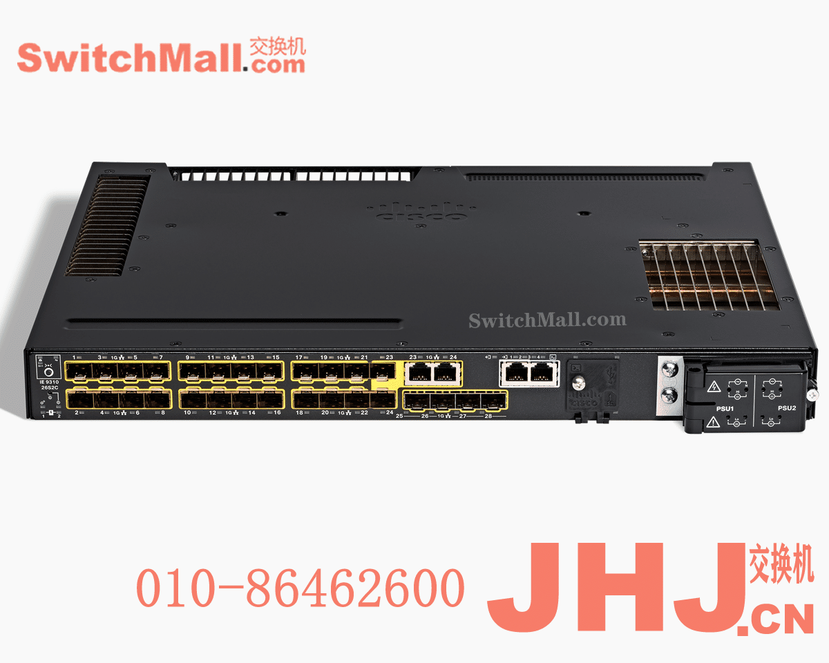 IE-9310-26S2C-E= | 思科IE9300系列工业交换机 | Cisco IE-9310-26S2C-E | 24个千兆SFP光口,4个千兆SFP光口上行工业交换机 | Catalyst IE9300 w/ 24 Ports GE SFP Downlinks & 4 Ports GE SFP uplinks, NE