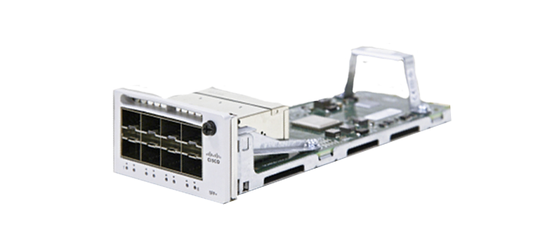 MA-MOD-8X10G= | 思科Meraki MS390系列云管理交换机 | Cisco MA-PWR-1100WAC | Meraki MS390系列8口万兆SFP+光口上行模块 |