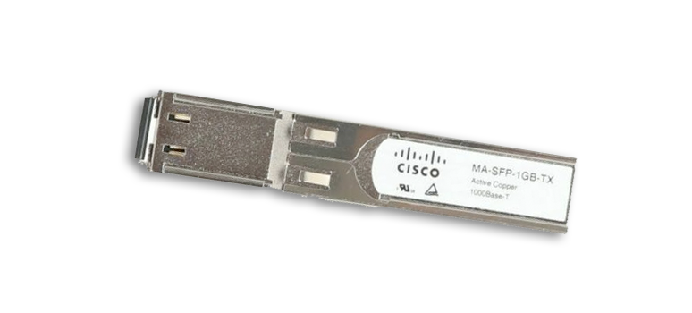 MA-SFP-1GB-TX= | 思科Meraki MS系列云管理交换机 | Cisco MA-SFP-1GB-TX | Meraki光口转电口模块 |